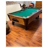 Coin Operated Pool Table