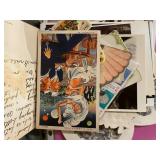 Vintage Fan Postcards, Stamps, etc