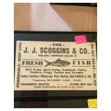 Framed Fish Advertisement