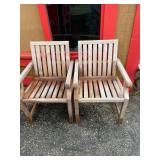 Pair of Teak Chairs