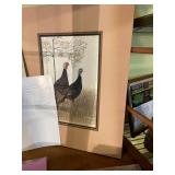 D F Higgason Turkey Wildlife Watercolor