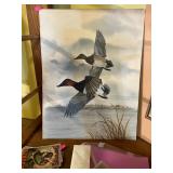 D F Higgason Duck Wildlife Watercolor
