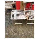 Country Casual Teak Folding Tables