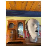 Jewelry Box and Mannequin Head