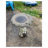 Concrete Bird Bath