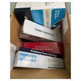 Assorted Printer Toner Cartridges