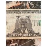 Bill Clinton $3 Bill