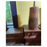Wooden Boxes and Barrel