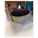 Large Iron Footed Pot
