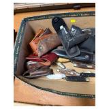Knives and Leather Holsters