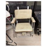 Captains Boat Chair with Rod Holders