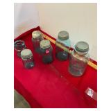 Blue Mason Jar Lot