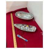 Pewter Nautical Serving Pieces