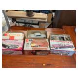3 Vintage Models Boxes