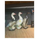 Jim Beam Duck Decanters and Brush