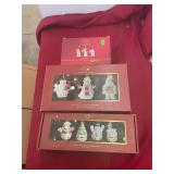 3 Lenox Ornament Set