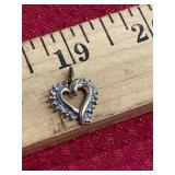 10K Gold Heart Pendant