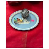 Wedgewood, Stone Egg, and Perfume Bottle