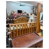 Oak Sleigh Bed Frame