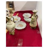 Antique Austria Vases and Bowls Lot