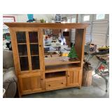 Oak Console Stand