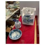 3 Piece Blue and White Lot