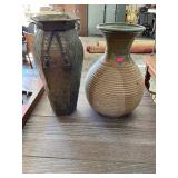 2 Decorative Vases