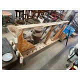 Large Fishing Rod Holder on Wheels