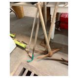 Pick axe and Tamper Lot