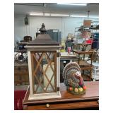 Decorative Lantern and Turkey