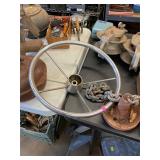 Anchor and Steering Wheel