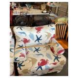 Nautical Braxton Culler Chair w/ Sunbrella Fabric