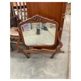 Antique Oak Mirror