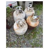 4 Propane tanks