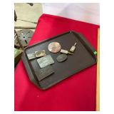 Belt Buckle and Oil Can Lot