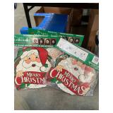 3 Santa Indoor Outdoor Hangings