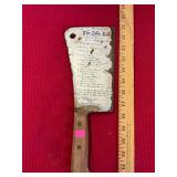 Antique Meat Cleaver