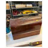 Antique Sewing Machine in Locked Case