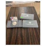 Mount Rushmore Anniversary Silver Dollar Coin