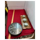 Nautical Clock and Barometer Set