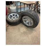 Pair of Tires and Rims