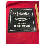 Cadillac Service Sign