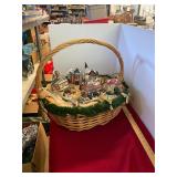 Christmas Village Basket