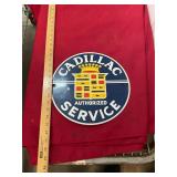 Cadillac Porcelain Round Sign