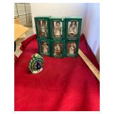 Angel and Peacock Ornaments