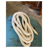 25ft Braided White 1 1/2" Line