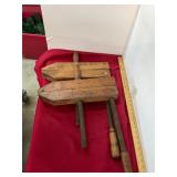 2 Wooden Clamps