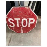 Stop and Slow Double Sided Sign