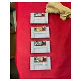 4 Super Nintendo Games