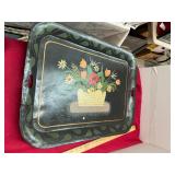 Antique Painted Tole Tray